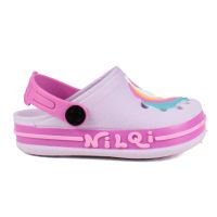 Babuche Nilqi Unicórnio 070.1.6 (25-32) - Lilás 