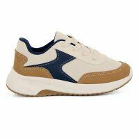 T&ecirc;nis Molekinho 2634.31266 (20-26) - Branco Off Caramelo Marinho 93579