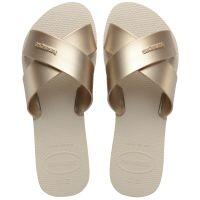 Havaianas Aqua Metallic (39/40) - Bege Palha 