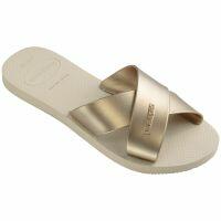 Havaianas Aqua Metallic (39/40) - Bege Palha 
