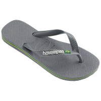 Havaianas Brasil Logo (45/46) - Cinza Aço 5002 
