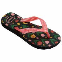 Havaianas Kids Flores (23-32) - Preto 0090