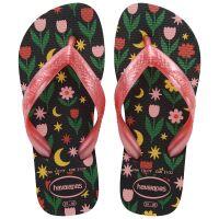 Havaianas Kids Flores (23-32) - Preto 0090