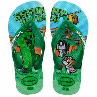 Havaianas Kids Minecraft (33-42) - Verde Pátria 2703  
