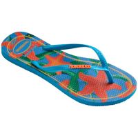 Havaianas Slim Tropical (35/36) - Turquesa 0212 