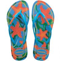 Havaianas Slim Tropical (35/36) - Turquesa 0212 