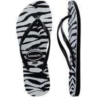Havaianas Slim Animals Glitter (27/28) -  Preto 0090