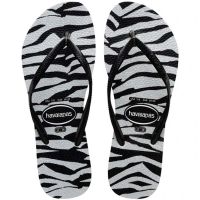 Havaianas Slim Animals Glitter (27/28) -  Preto 0090