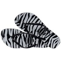 Havaianas Slim Animals Glitter (25/26) - Preto 0090 