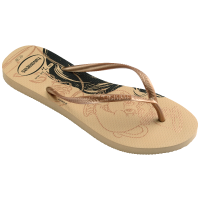 Chinelo Havaianas Slim Disney Dourado Metalico/Rose Gold Feminino