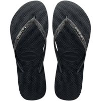 Havaianas Slim Glitter (45/46) - Preto Cinza Dark Metálico 2191