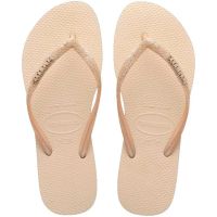Havaianas Slim Glitter (45/46) - Bege Palha 0121