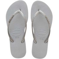 Havaianas Slim Glitter (45/46) - Cinza Gelo 3498 