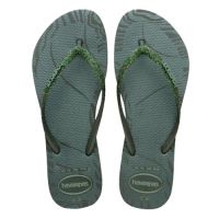 Havaianas Slim Glitter Edge (41/42) - Verde Olive 4896