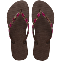 Havaianas Slim Glow (35/36) -  Caf&eacute; 0727 