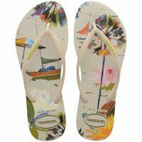 Havaianas Slim Summer Bliss (37/38) - Bege Palha 0121