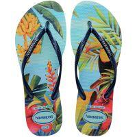 Havaianas Slim Tropical (33-38) - Azul Azul GA 0546  