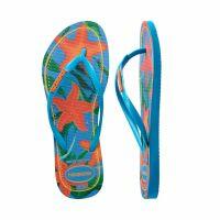 Havaianas Slim Tropical (29/30) - Turquesa 0212 