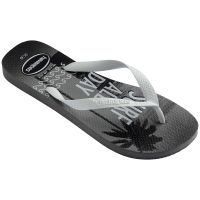 Havaianas Top Athletic (39/40) - Cinza Aço Preto Branco 5671