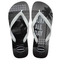 Havaianas Top Athletic (43/44) - Cinza Aço Preto Branco 5671