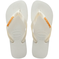 Havaianas Top Logo Metallic (33-38) - Branco 0001 