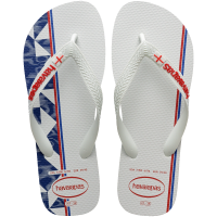 Havaianas Top Nations I Inglaterra (41/42) - Branco Vermelho Apache 6222 