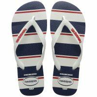 Havaianas Top Nautical (45/46) - Branco Branco Marinho 0543 