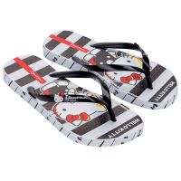 Chinelo Ipanema Hello Kitty 27396 (33-40) - Branco Preto Vermelho Bt383 