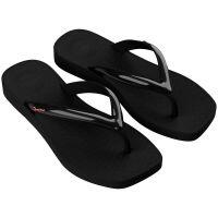 Chinelo Ipanema Pluma 27507 (33/40) - Preto Rosa Bx498