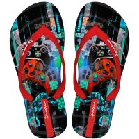 Chinelo Ipanema Temas Infantil 25479 (23-32) - Preto Vermelho Bs621