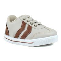 Tênis Linda Ju 102567 (20-27) - Marfim Caramelo 092