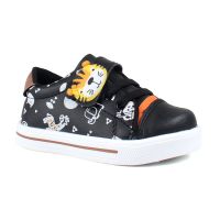 Tênis Linda Ju 102562 (20-27) - Preto Camel 002