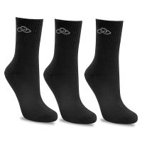 Meia Olympikus Cano Médio OIMSA81922 (39-44) Cx c/3 Pares - Preto