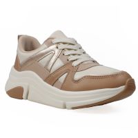 Tênis Modare 7401.102 (34-39) - Branco Off Tan Bege Dourado 102300 