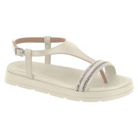 Sandália Moleca 5490.126 (34-39) - Branco Off Cristal 94073
