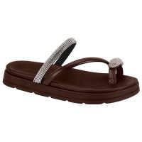 Tamanco Moleca 5490.127 (34-39) - Cristal Chocolate 107677