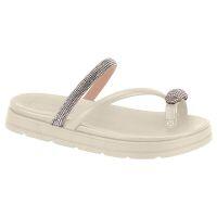 Tamanco Moleca 5490.127 (34-39) - Cristal Branco Off 81189