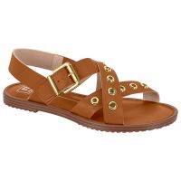 Sandália Moleca 5555.203 (34-39) - Camel 95373 