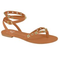 Sandália Moleca 5557.108 (34-39) - Camel 95373