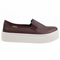 Tênis Slip-On Moleca 5658.530 (34-39) - Chocolate 101321