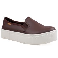 Tênis Slip-On Moleca 5658.530 (34-39) - Chocolate 101321
