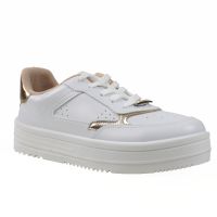 Tênis Moleca 5782.312 (34-39) - Branco Off Nude Dourado 96956