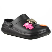 Babuche Moleca 5832.102 (34-39) - Preto Ouro Claro Laranja Pink 106778