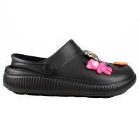 Babuche Moleca 5832.102 (34-39) - Preto Ouro Claro Laranja Pink 106778