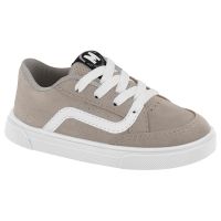 T&ecirc;nis Molekinho 2133.188 (19-26) - Cinza Cinza Branco 104566 