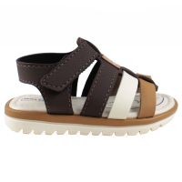 Sandália Molekinho 2650.201 (19-26) - Marinho Branco Off Cinza 107154