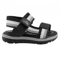 Sandália Molekinho 2650.202 (19-26) - Cinza Branco Preto 107173