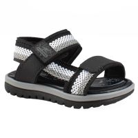 Sandália Molekinho 2650.202 (19-26) - Cinza Branco Preto 107173