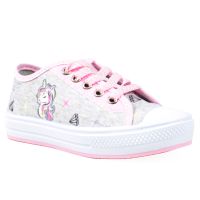 Tênis Ortobessa Unicórnio 1212 (23-34) - Cinza 