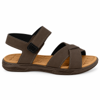 Sandália Molekinho 2402.955 (27-36) - Café/Preto 43818